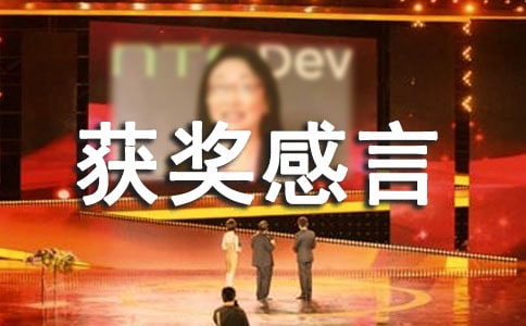 大赛获奖感言(精选21篇)