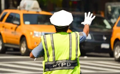 致交警叔叔的感谢信