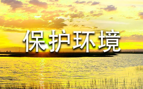 保护环境倡议书绿色倡议书