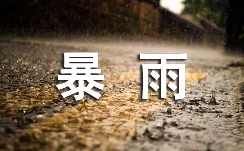 突来的暴雨心情说说聚集