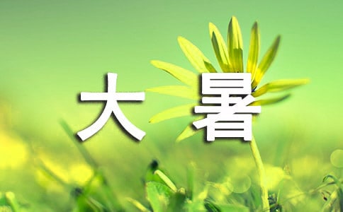 关于大暑说说30句