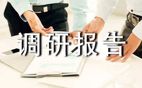 大学暑假社会实践调研报告