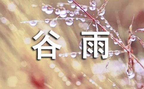 谷雨节气说说文案