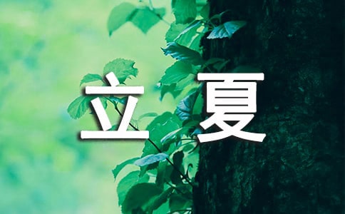 今日立夏说说