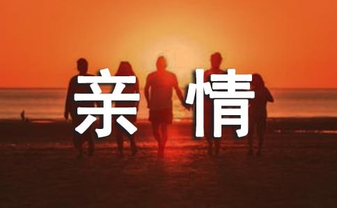 亲情的初中日记