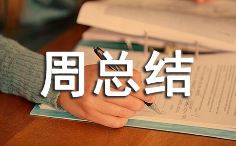 工作周总结怎么写
